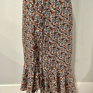 Willow Multicolor Floral Maxi Skirt